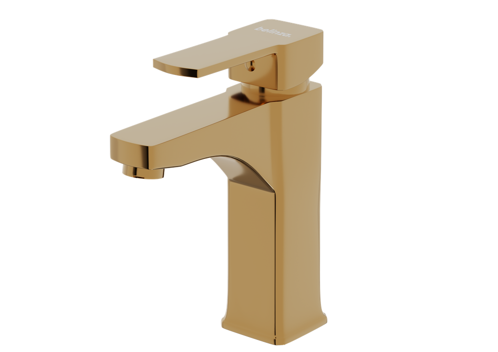 Cubic Lavabo Bataryası Altın 10100-A
