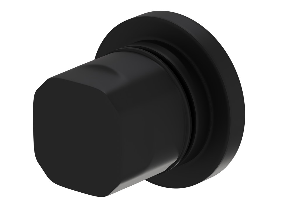 Cubic Ankastre Valf Metal Volan 20Mm Siyah 20520-S