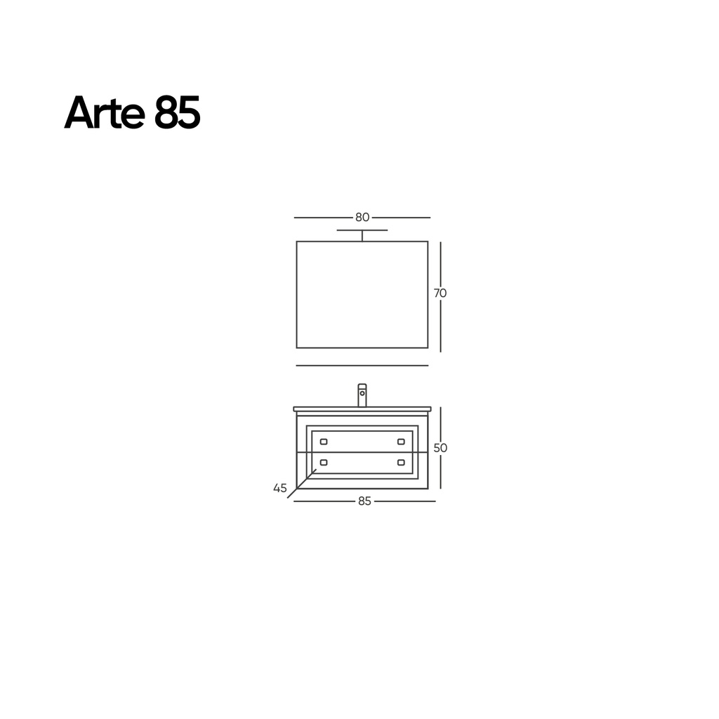 Arte 85 İzlanda Mavi Dışbudak Takım