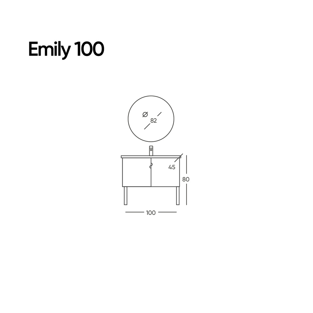 Emily 100 Su Yeşil Takım