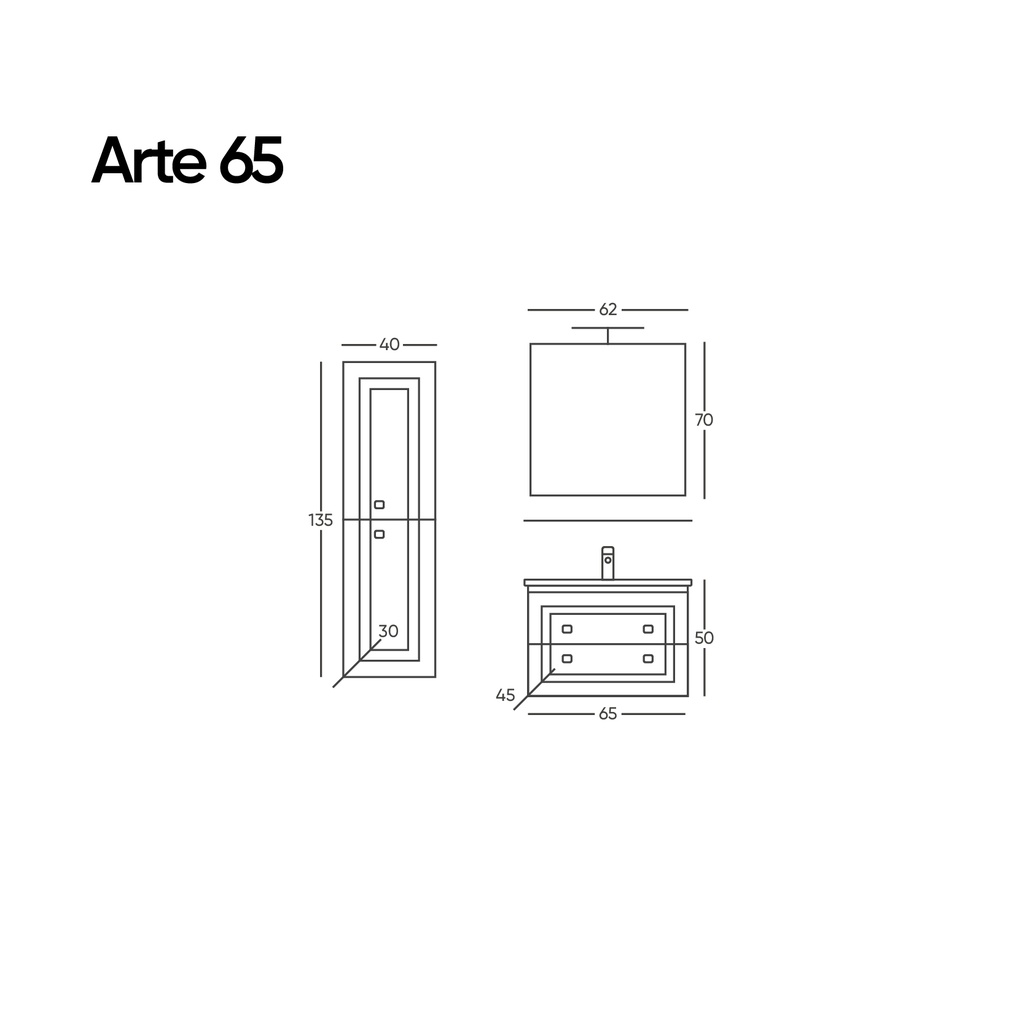 Arte 65 Yeşil Dişbudak Takım