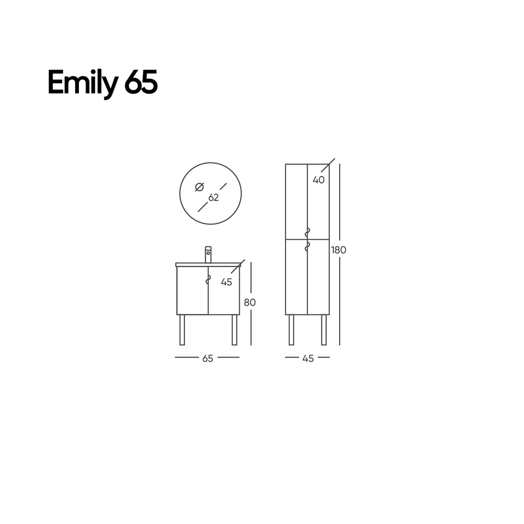 Emily 65 Lacivert Takım