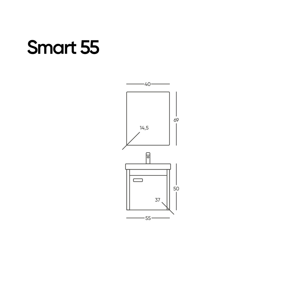 Smart 55 Beyaz Takım