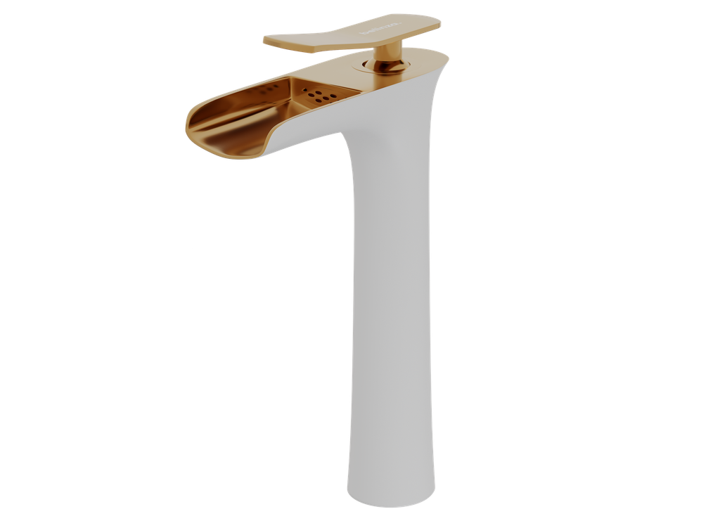 Tropik Yüksek Lavabo Bataryası Beyaz Altın 11810-Ba