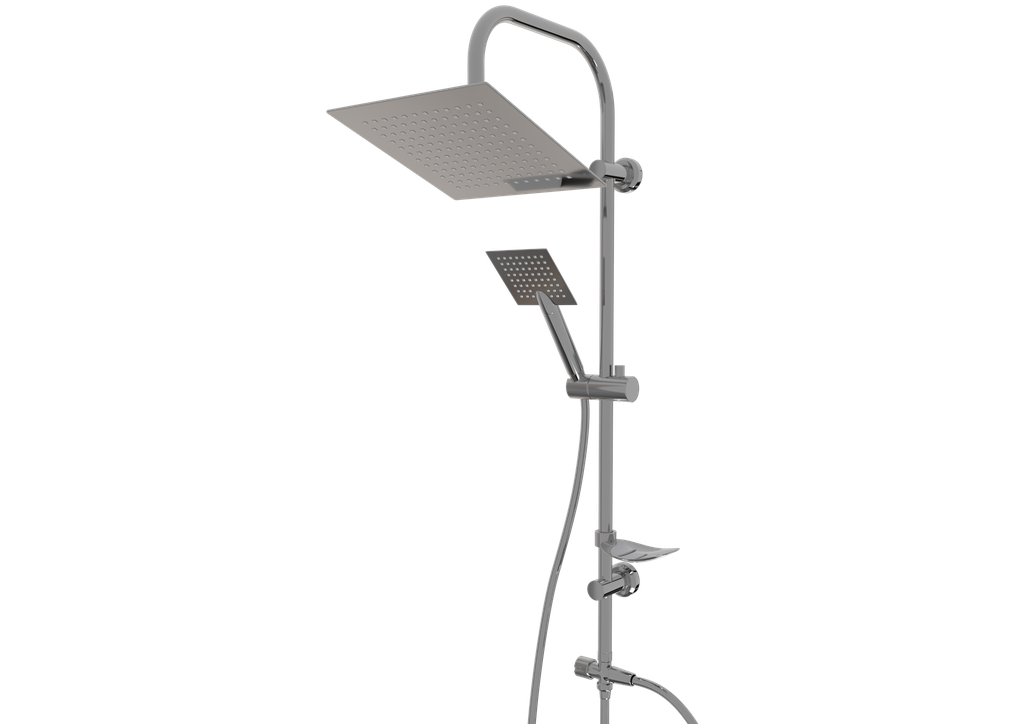 Cubic Tall Duş Seti Krom 40160