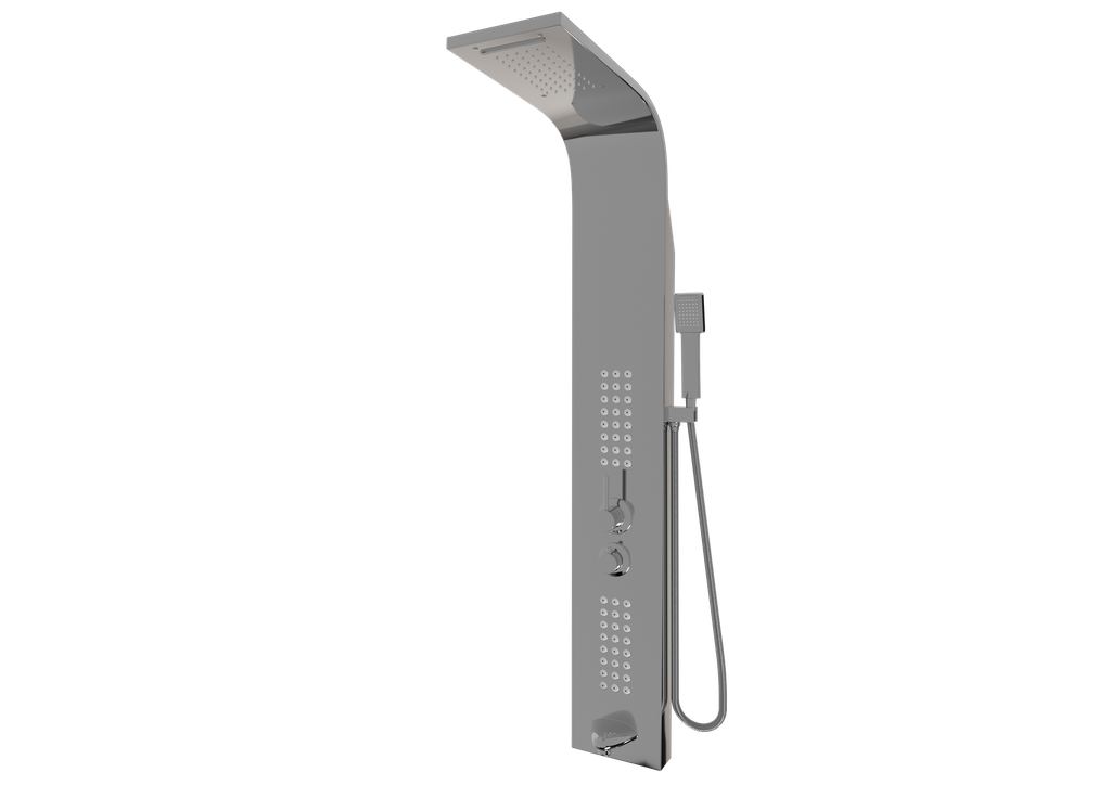 Cubic Panel Duş Krom 44100