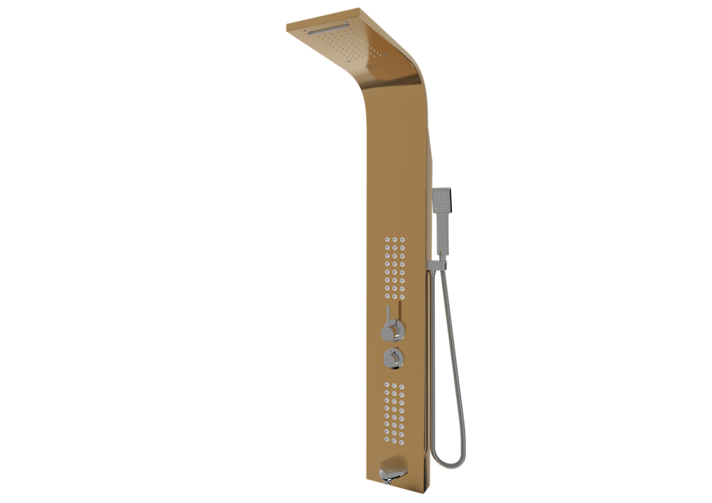 Cubic Panel Duş Altın 44100-A