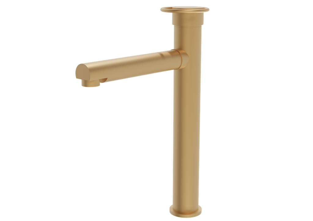 Lina Yüksek Lavabo Bataryası Large Mat Altın 12710-Ma