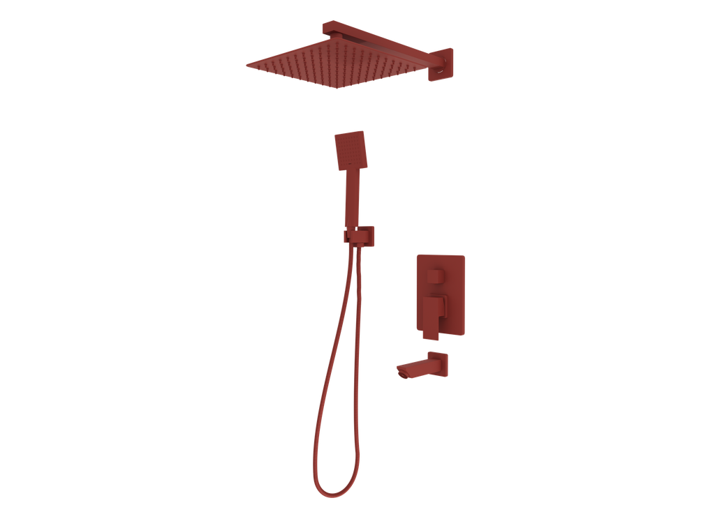 Ankastre Kare Duş Ünitesi 3 Yönlü Kiremit 20300-Kr