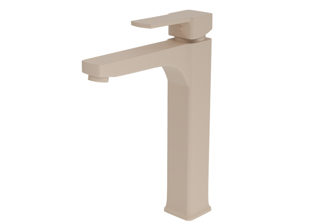 Cubic Yüksek Lavabo Bataryası Somon 10110-So