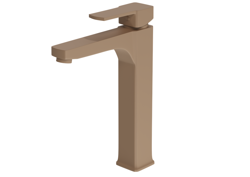 Cubic Yüksek Lavabo Bataryası Latte 10110-L