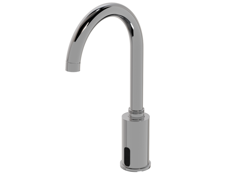 [10TAR.FTS.LVB.30500] Kuğu Lavabo Bataryası Fotoselli Krom 30500