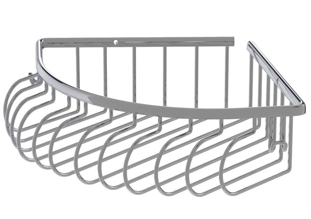 [10TBA.DEK.TKR.55201] Dekoratif Tekli Köşe Raf 20X20 55201