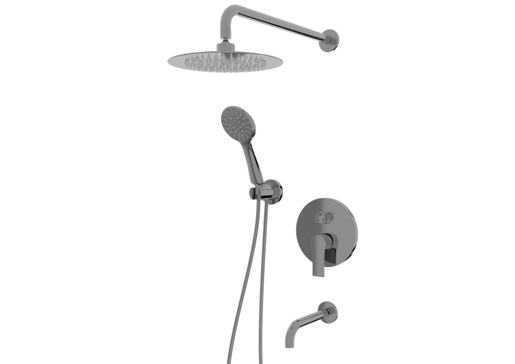 [10TDS.ANK.ODS.20320] Ankastre Oval Duş Ünitesi 3 Yönlü 20320