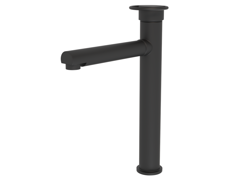 [10TAR.LİN.YLV.12710-S] Lina Yüksek Lavabo Bataryası Large  Bataryası Siyah 12710-S